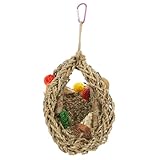 BESPORTBLE Papageienspielzeug Vogelhängematte Holzschaukel Netzschaukel Futterspielzeug Für Vögel Käfigdekoration Vogelständer Zubehör Für Vogelerziehung