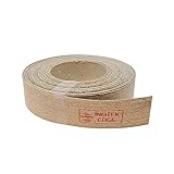 INOTEK EDGE Genuine Wood Edge Banding - Iron On Wood Veneer with Hot Melt Adhesive - Walnut Veneer Edge Tape for Cabinets, Furniture, Shelves - Made in Canada (Walnut, 1 1/2'' x 50")