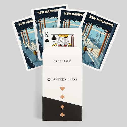 Lantern Press Naipes Poker New Hampshire 52 Cartas miniatura 6