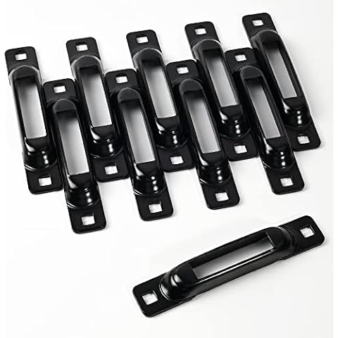 lukar 10 Pack E-Track Single Slot Tie-Downs E-Track Singles Strap Anchors Cover