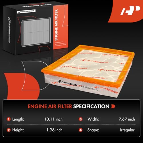 A-Premium Engine Air Filter Compatible with Jaguar F-Pace 2017-2025, XF 2017-2024, XE 2017-2020 & Land Rover Range Rover Velar 2018-2025