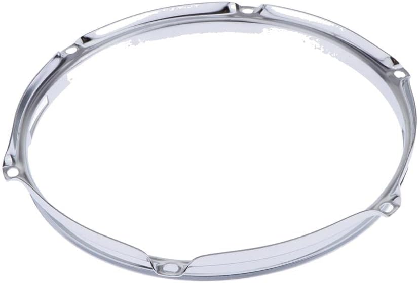 Generic 2 Premium Alloy Steel Snare Drum Hoop Rim 10 Inch 6 Holes 1.5mm