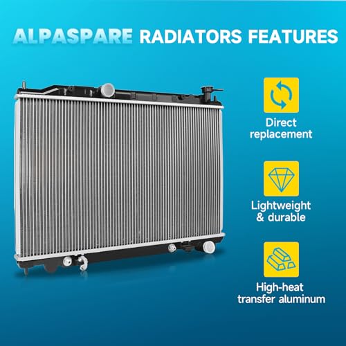 AlpaSpare Engine Coolant Radiator fit for Ford Focus 2008-2011, L4 2.0L, Replace# 8S4Z8005A by Alpaspare - Image 3
