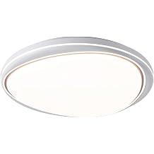 Modern Minimalist Ceiling Light Full Spectrum Eye-Caring Ceiling Light Three Color Adjustable Ceiling Light for Bedroom Living Room Dining Room