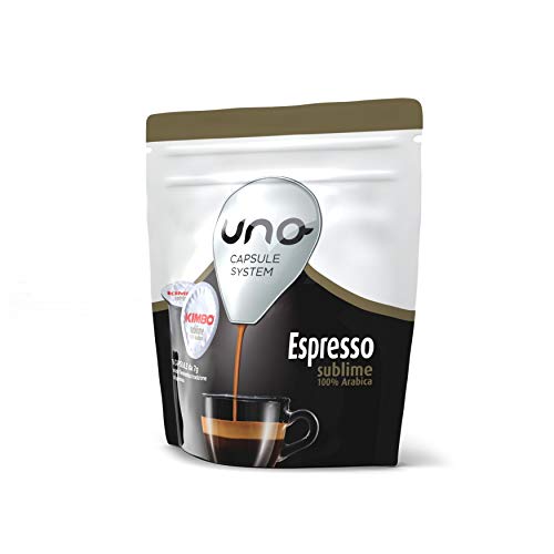 Kimbo Capsule di Caffè Espresso Sublime, Kimbo UNO System, 6 Pacchi da 16 Capsule (Totale 96 Capsule)