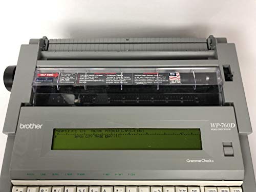 Brother Model Wp-760D Word Processor Gray Electric Typewriter #TOP2