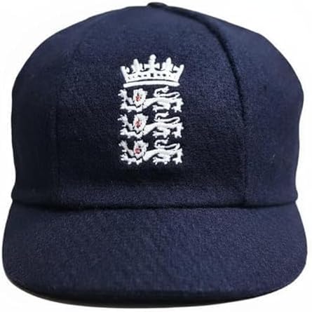 Woollen Baggy England Test Cricket Cap Blue