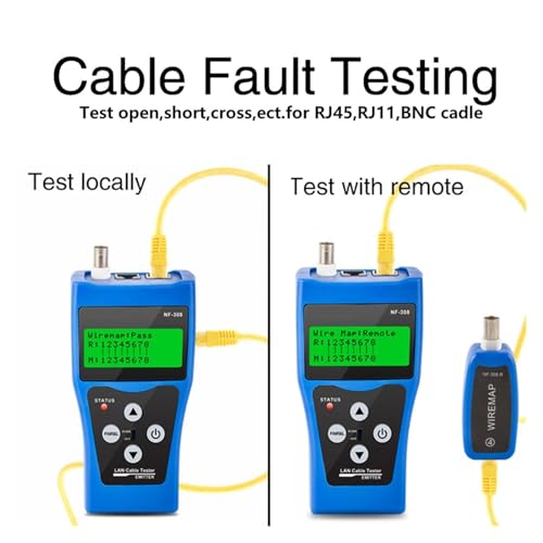 Probador de continuidad NF-308 con rastreador Ethernet para verificar redes LAN 5