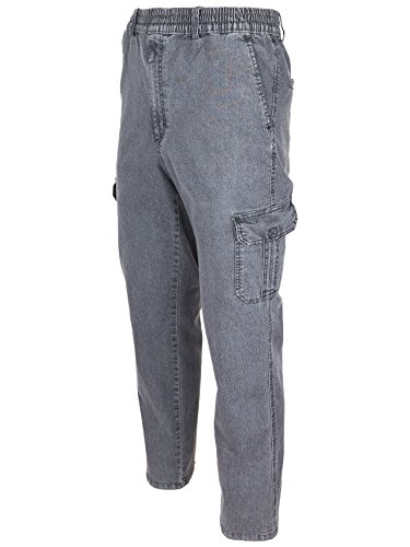 Preisvergleich Produktbild Karoline Herren Freizeithose, Stretchjeans - Anthrazit, Groesse: L