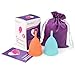 Bodybay Menstrual Cup, Set of 2 Periods Kit with FDA Registered，Best Feminine Alternative Protection to Tampons and Cloth Sanitary Napkins