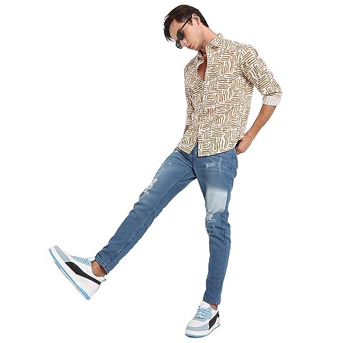 Image of Campus Sutra Men's Regular Fit Shirt