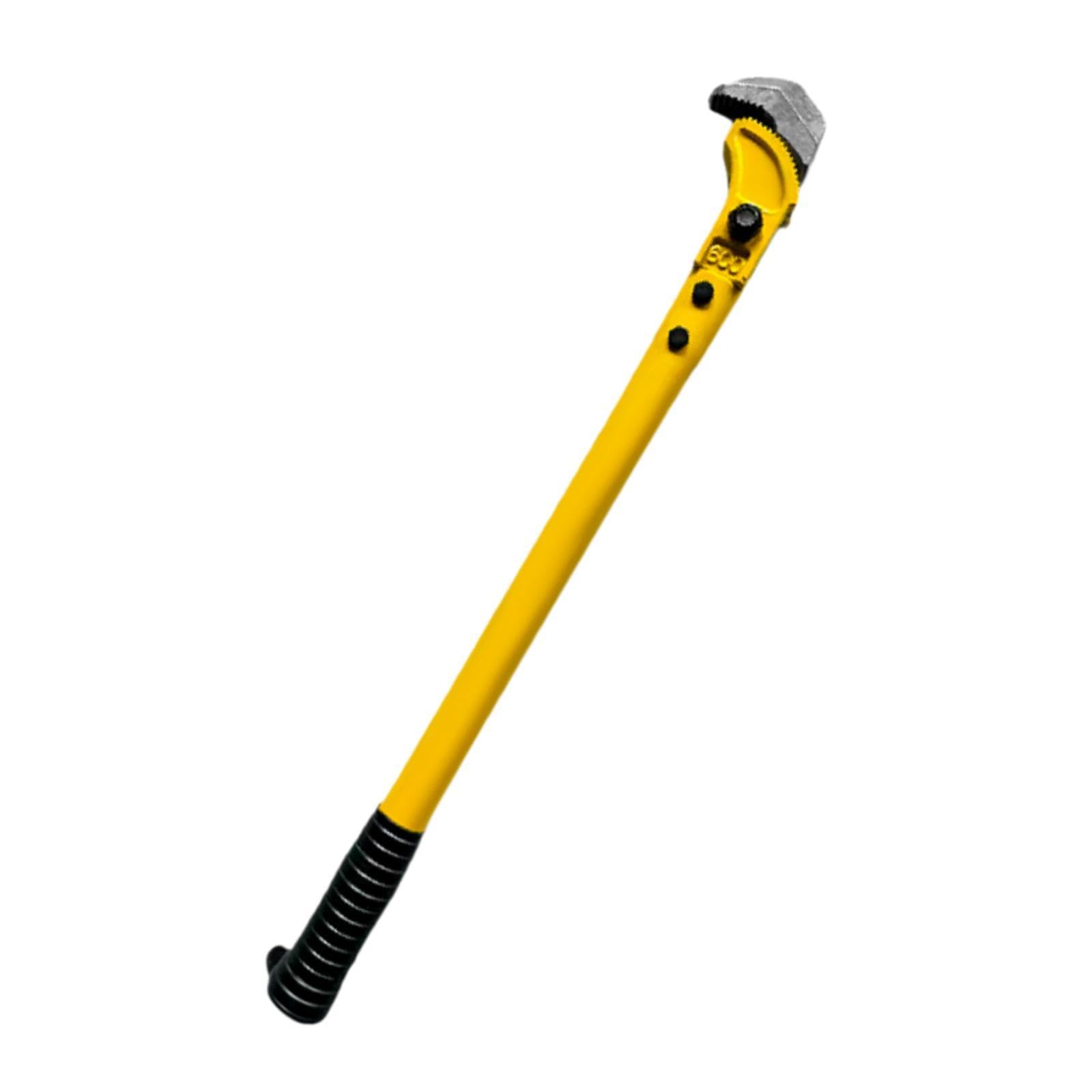 LOVIVER Llave para tubos, herramienta de fontanería profesional y versátil para reparación de vehículos, llave de fontanería de acero.