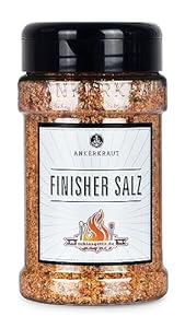 Ankerkraut Finisher Salz, BBQ-Gewürzmischung zum Kochen und Grillen, entwickelt mit tobiasgrillt, 190g im Streuer