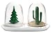 Qualy Winter Summer Salt & Pepper Shaker Set