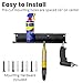 UNITEDPOWER Pneumatic Tool Holder/Aerosol Rack Combo, Wall Mounted Spray Can Bottle Holder, Air tool organizer, for Garage and Workspace, 5 Cans and 6 slots