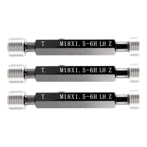 1PCS 6H M2LH-M16LHX0.25/0.4/0.45/0.5/0.6/0.7/0.75/0.8/1.0/1.25/1.5 Steel Gauge Metric Fine Tooth Left Hand Thread Plug(M6X1.0-LH) miniatura 1