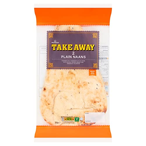 Morrisons Takeaway 2 Plain Naans 260g