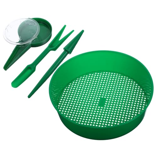 Garneck 1 Set Strumenti da Giardinaggio Setaccio per Fine per Setacciare Utensile per Piantagione