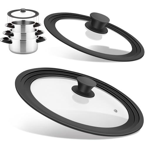 Universal Lids for Pots, Pans and Skillets, Fits 7