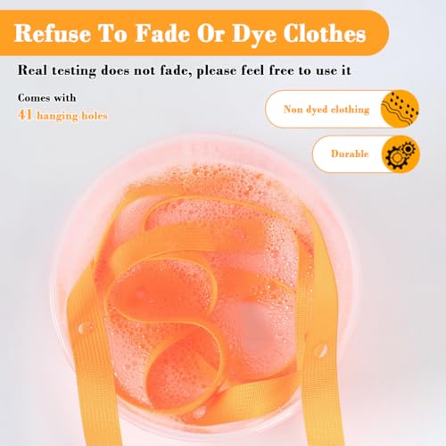 Image of HASTHIP Portable Retractable Clothes Line 4.1m, 2 Hooks, 41 Holes | Adjustable Reach, Helps Reduce Laundry Clutter, Lightweight Design, Indoor Outdoor Use, Easy Setup