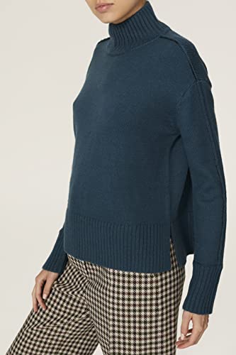 Rent The Runway Pre-Loved Teal Mock Neck Sweater3