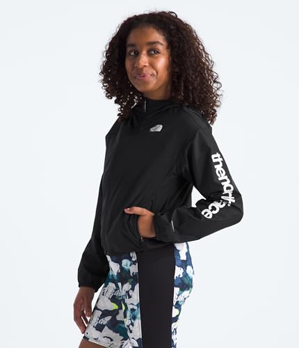 THE NORTH FACE Girls' Never Stop Hooded Windwall Jacket3