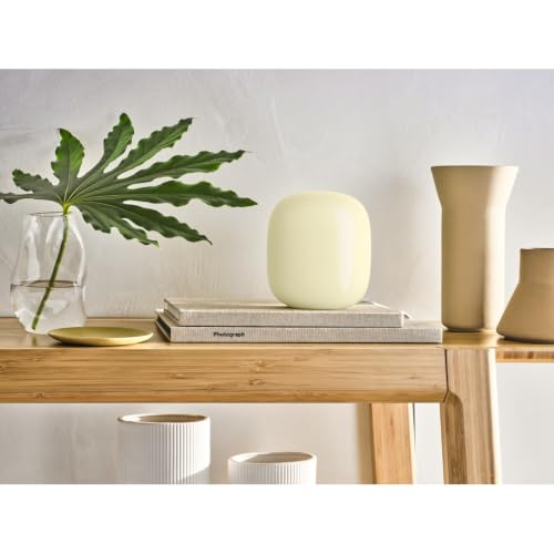 Image of Google Nest WiFi Pro - Wi-Fi 6E - Reliable Home Wi-Fi System with Fast Speed and Whole Home Coverage - Mesh Router - Lemongrass