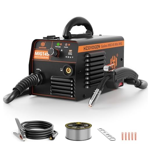 HZXVOGEN 145A Gasless MIG Welder