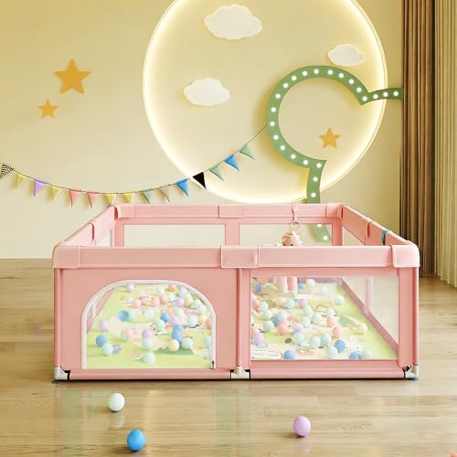 Image of Baby Playpen,Play pens for Babies and Toddlers,Small Safe Play Yard 36x36in