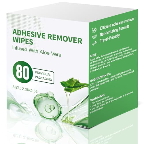 80Pcs Adhesive Remover Wipes