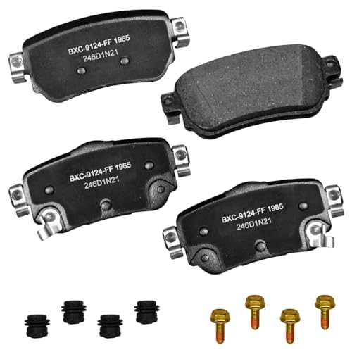 Bendix Premium SBC1965 Ceramic Rear Brake Pads for Nissan LEAF 2024-2018,Qashqai 2022-2019,Rogue 2021-2018,Rogue Sport 2020-2019,Rogue Sport 2022,X-Trail 2016,2020-2019,Renault Koleos 2020-2018