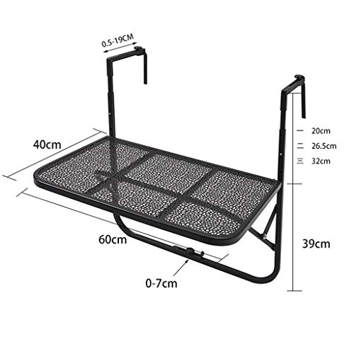 Table suspendue fer forgé durable au design raffiné de jardin - 3