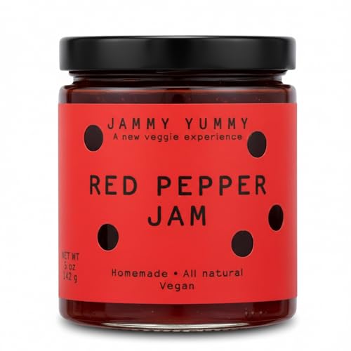Jammy Yummy Sweet Red Pepper Jam - Handmade, Simple Ingredients,