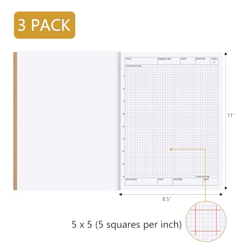 Suituts LBNO-001 3 Pack Carbonless Chemistry Lab Notebook thumb #1