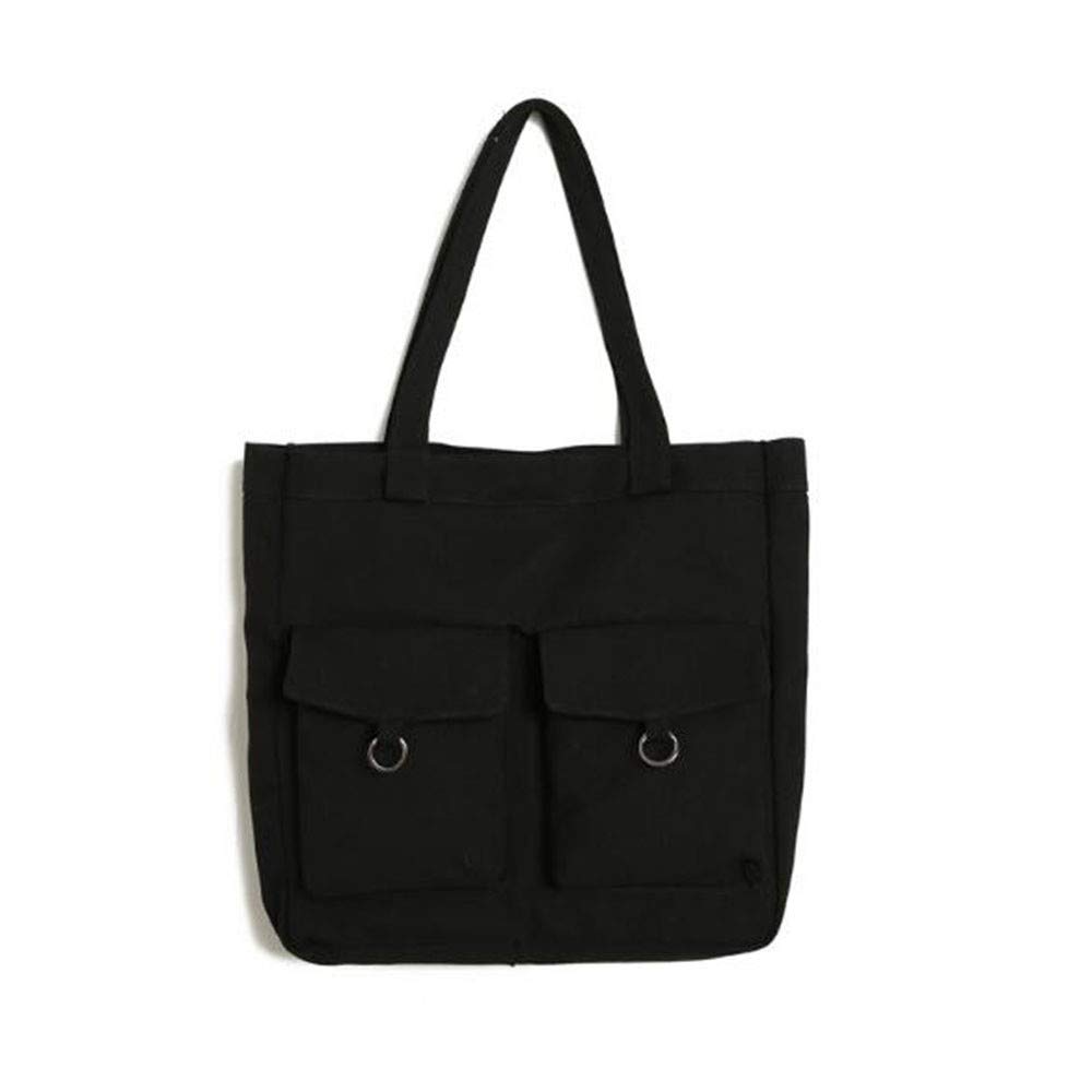 Sac fourre-tout décontracté en toile dames grand format urbain