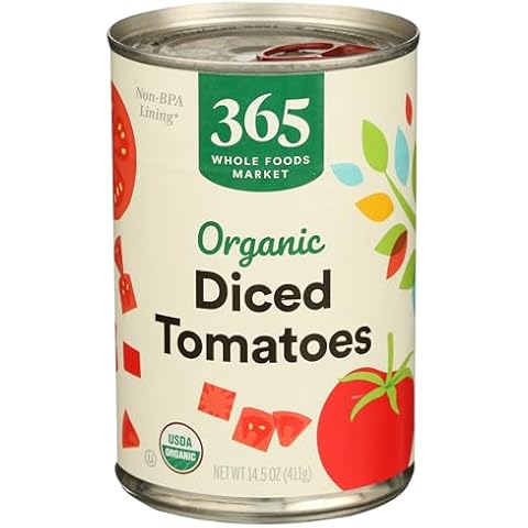 Organic Diced Tomatoes 365 Cover