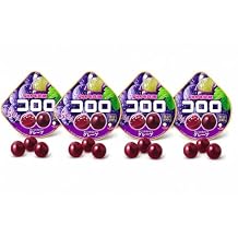 Konbini Japan - Kororo Japanese Gummies - Soft Chewy Fruit Candy - Grape Flavor Pack of 4