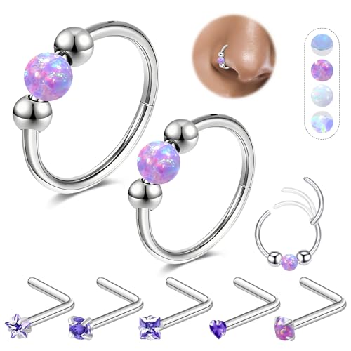 Hujiling m[YO7Zbg 18GIp[t[v20G L^X^bh fB[X Y h 316L T[WJX`[ sAX WG[ Zv^O CO, 8mm 10mm, XeX|, 1