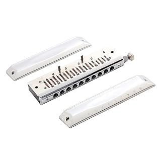 PacuM Harmonica par Instrument Clé Harmonica Chromatique 10 Trous Harpe Orgue à Bouche Clé C Peigne Argent Instruments de Musique Professionnels Harmonica - Les Beatles, Paul McCartney, John Lennon, RIngo Starr, George Harrison PacuM Harmonica par Instrument Clé Harmonica Chromatique 10 Trous Harpe Orgue à Bouche Clé C Peigne Argent Instruments de Musique Professionnels Harmonica – Image 4