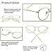 Blue Light Blocking Glasses for women Man Round Metal Anti Blue Ray for Computer Harmful Ray UV Blocker Gaming Glasses