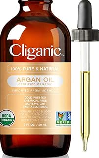 Cliganic USDA Organic Argan Oil, 100% Pure | Moroccan Argan Oil for Hair