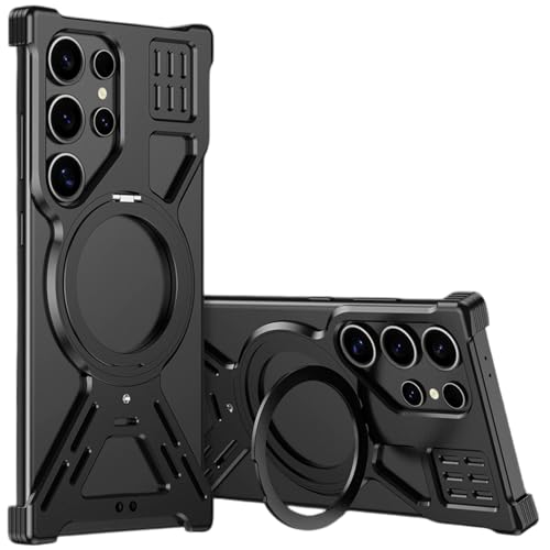 Coque rigide Samsung S25 Ultra avec support rotatif pour vidéo et voiture