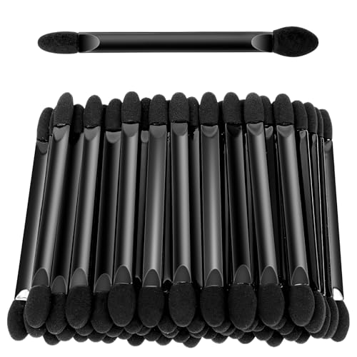 50 PCS Professional Disposable Dual Side Sponge Eyeshadow Brush