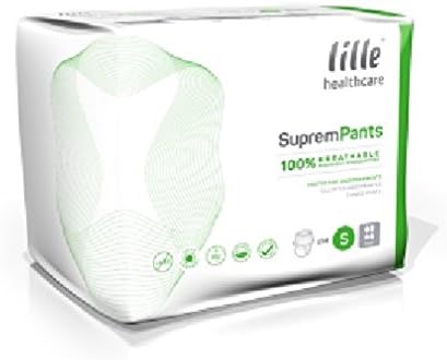 LILLE HealthcareSupremPants Incontinence Pads, Fast Absorbing Disposable Briefs for Men and Women, Maxi, Heavy Absorption, Size L, Pack of 14 (Packaging May Vary)