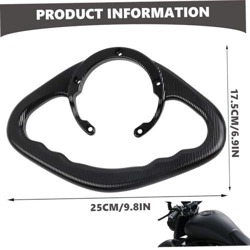 Poignées de passager moto pour éviter les chocs de casque au freinage - 2