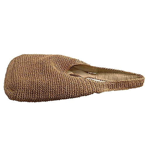 Bolso Tote de playa tejido a mano para mujer miniatura 5