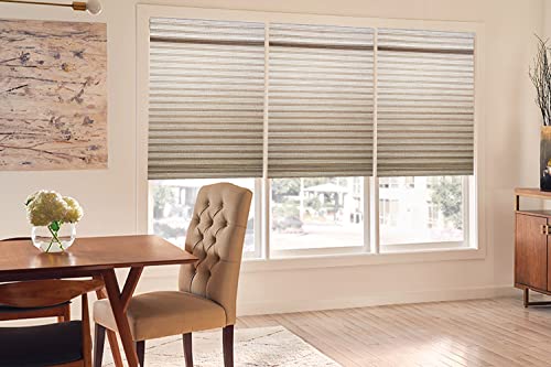 Cordless Wood Window Shades Blinds, Bamboo And Linen Roman Shades, Pattern 3 #TOP3