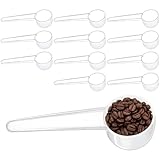 15 ml Messlöffel, 12 Stück Transparent Dosierlöffel, Proteinpulver Messlöffel Milchpulverlöffel Kaffeelöffel für Kochen, Backen, Kaffee, Proteinpulver, Waschmittel