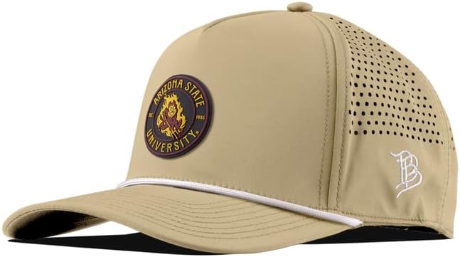 Branded Bills Officially Licensed NCAA x Curved 5-Panel Block College Collection PVC