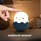 MegaLight LED Nachtlicht Kinder | Nachtlicht Baby ohne verschluckbare Kleinteile | Stilllicht dimmbar Touch | Nachtlampe USB Aufladung | Baby Eggy Einzelartikel in BLAU